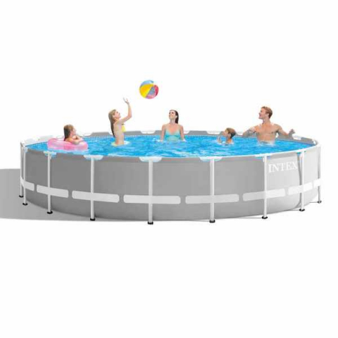 Piscină INTEX PRISM FRAME PREMIUM 610x132 cm, 32.695L, Cadru Metalic [2]