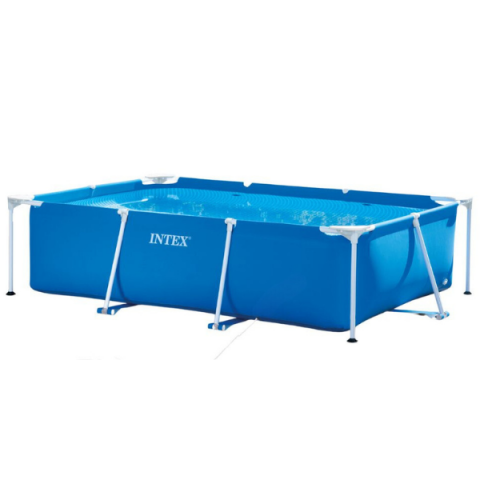 Piscine si Accesorii - Piscină INTEX Rectangular Frame 300x200x75 cm – Compactă, durabilă și ușor de asamblat