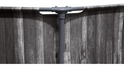 Bestway Piscină Steel Pro MAX 366x100 cm, 9150L, cadru metalic, cu pompă de filtrare și scară, imprimeu lemn [5]