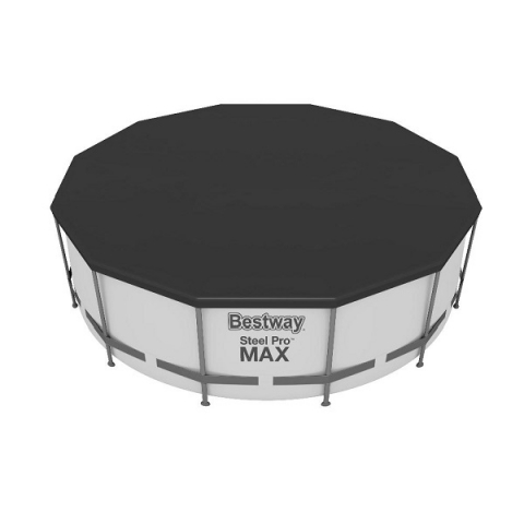 Bestway Piscină STEEL PRO MAX 366x122 cm, 10250L, cadru metalic, cu pompă, scară și prelată [3]