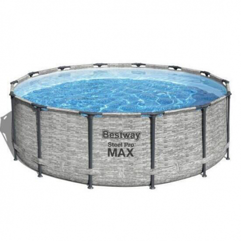 Bestway Piscină Steel Pro MAX 427x122 cm, 15232L, cadru metalic, cu pompă, scară și husă [3]