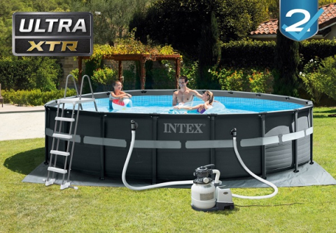 Piscină INTEX ULTRA XTR FRAME Ø549x132 cm, 26.423L, Cadru Metalic [1]
