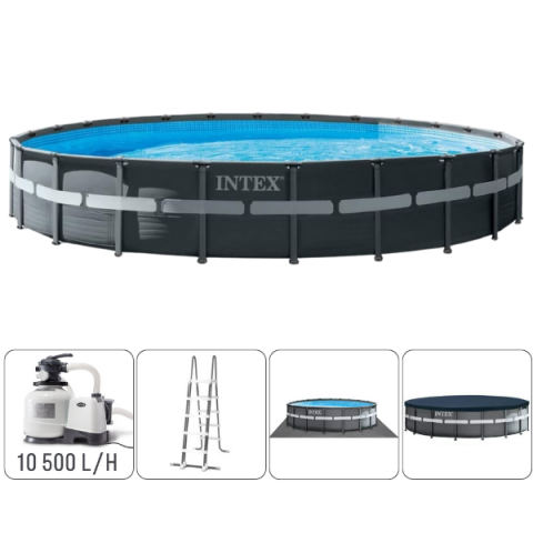 Piscine si Accesorii - Piscină INTEX ULTRA XTR FRAME Ø732x132 cm, 47.241L, Cadru Metalic