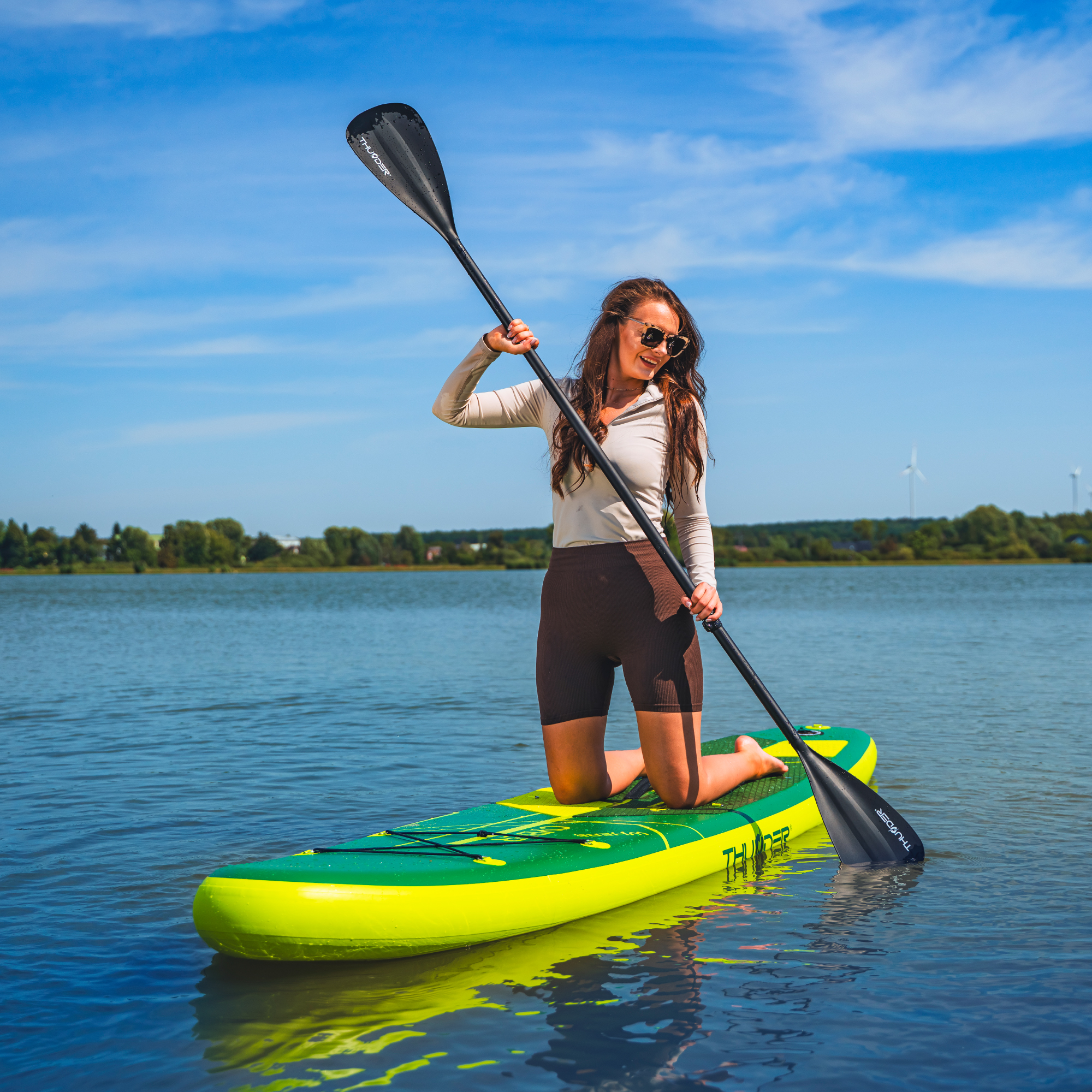 Надувная SUP-доска THUNDER CYBER 320 см – Универсальность 2-в-1 для водных приключений [1]