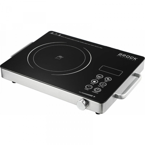 Plite de masa - Plită Electrică cu Infraroșu BROCK HPI 6002 HD Black, 2000W - mobishop.md