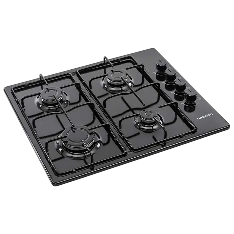 Газовая варочная панель Daewoo BH6GKR40BNL, Черная – Стиль и Надежность для Вашей Кухни [2]
