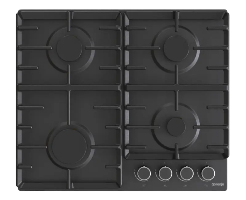 Plite incorporabile pe gaz - Plită pe gaz Gorenje G 642 AB, Negru