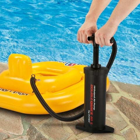 Pompa de aer manuală Double Quick III, furtun cu 4 duze, 48 cm [2]