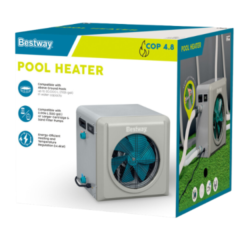 Pompă de căldură Bestway pentru încălzirea apei în piscine până la 30 m³, 4.4 kW [12]