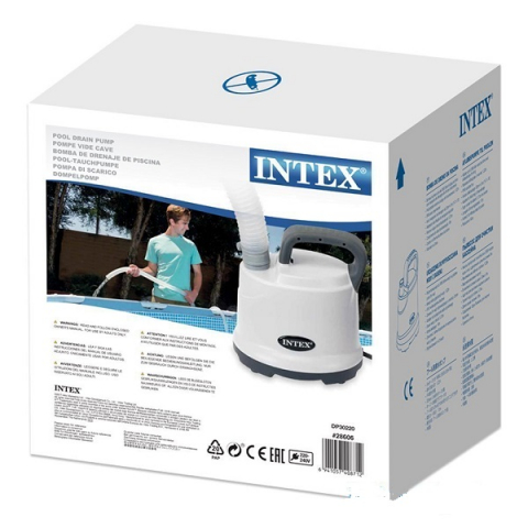 Дренажный насос Intex 28606, 3595 л/ч, 220-240В, шланг 5 м – Для слива воды из бассейна [3]