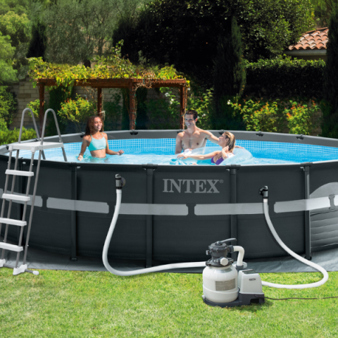 Песочный фильтр-насос INTEX Krystal Clear SX2100 Plus – Смарт-технологии для кристально чистой воды [4]