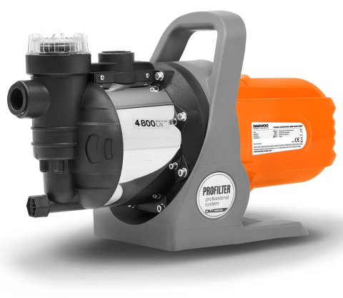 Pompă de grădină DAEWOO DGP 6000 INOX (1300W, 4800 l/h, 4.8 bar, Refulare 48 m, Aspirație 8 m) [1]