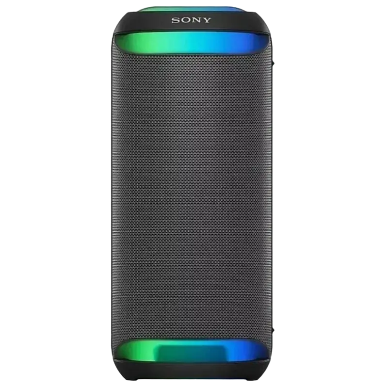 PartyBox - Акустическая система Sony SRS-XV800, Черная – мощный звук, до 25 часов автономии и световые эффекты для настоящих вечеринок