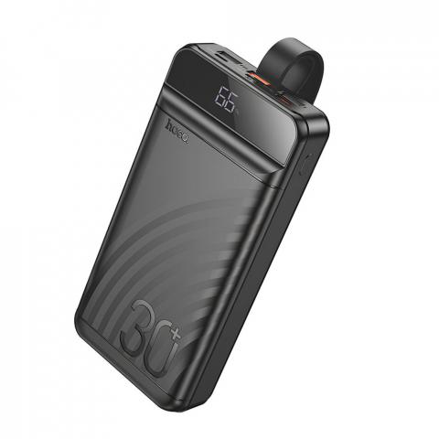 Cu fir - Power Bank Hoco J123B Element 22.5W+PD20W fully compatible with LCD and LED-lamp 30.000mAh Black