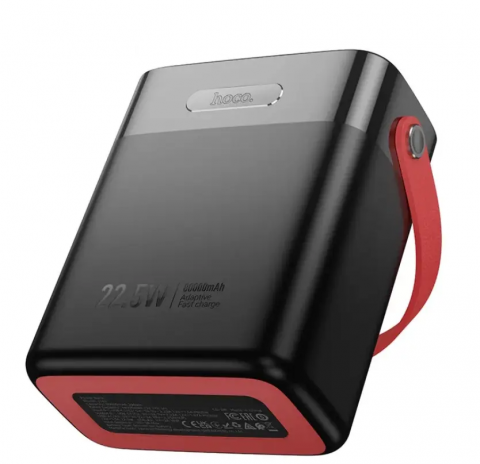 Power Bank J143 80000mAh cu încărcare rapidă 22.5W + PD 20W – Ecran LED, Negru [2]