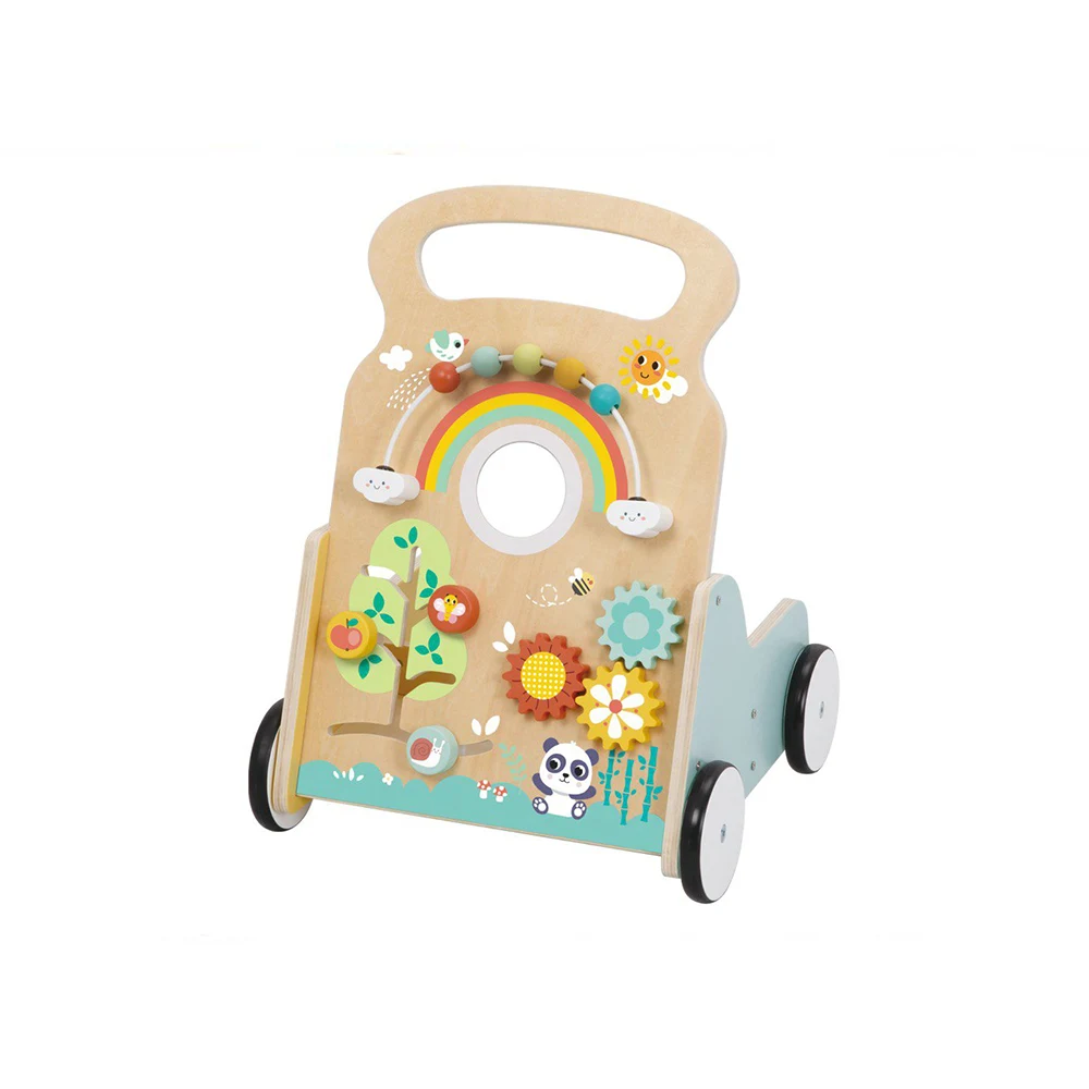 Produse pentru bebelusi - Premergător din lemn cu activități educative – Tooky Toy HP053, 1+ ani