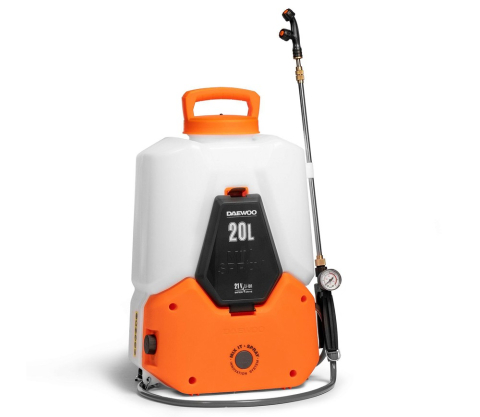 Pulverizatoare - Pulverizator cu acumulator DAEWOO DSA 2021Li SET (21V, 2,5Ah, Rezervor 20L, 5 bar, Tip rucsac, 6 duze)
