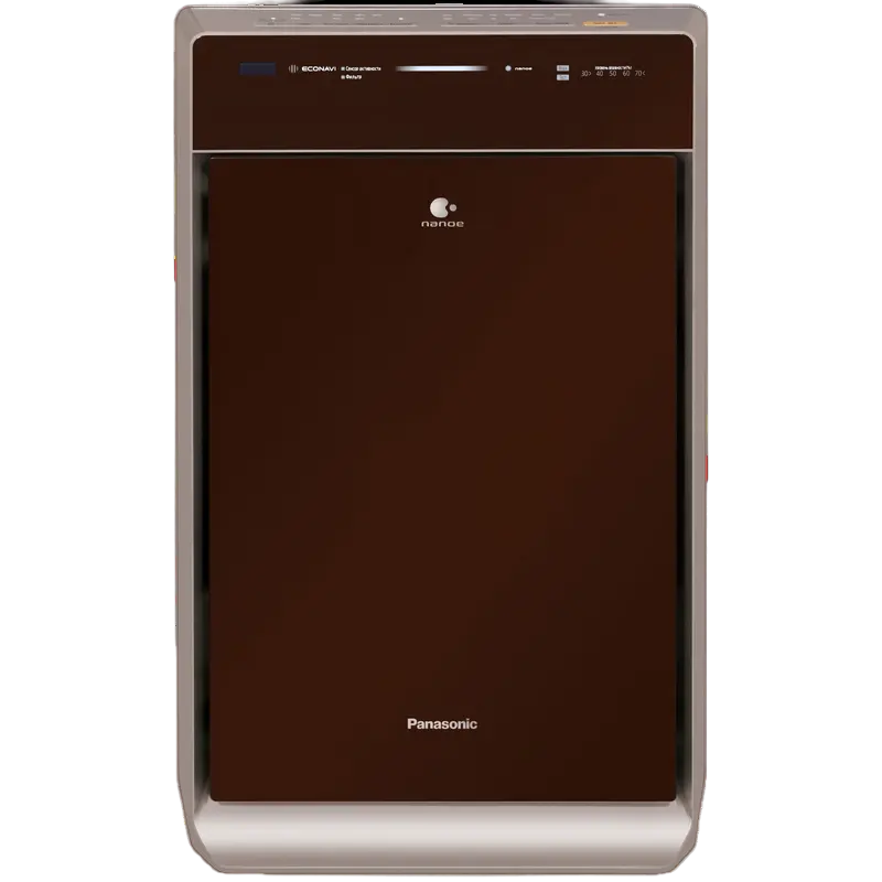 Очистители и увлажнители воздуха - Очиститель воздуха Panasonic F-VXK70R-T, коричневый – чистый и увлажнённый воздух для помещений до 52 м²