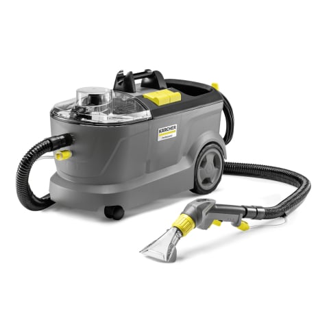 Aspiratoare universale - Aspirator cu spălare prin injecție-extracție profesional Kärcher Puzzi 10/1 + Hand (cu duză pentru tapițerie și podea)