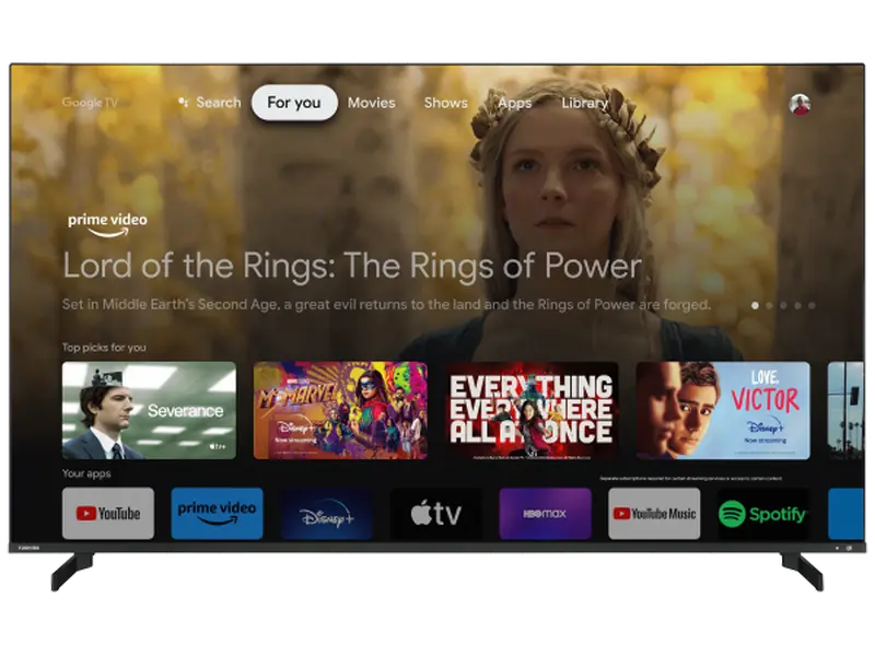 Televizoare - QLED SMART TV Toshiba 55QG5E63DG 55" 4K UHD Google TV Negru