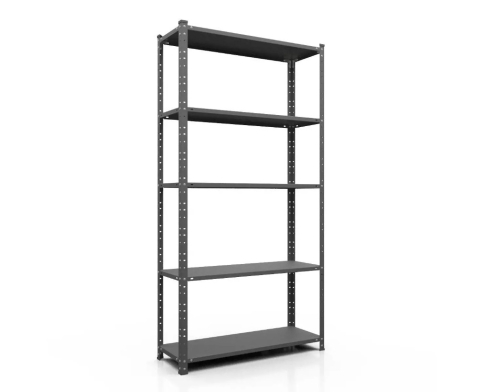 Rafturi pentru depozitare - Raft metalic de depozitare cu șuruburi Euro Raft Elegant 1840x950x440 mm, 5 rafturi metal, antracit