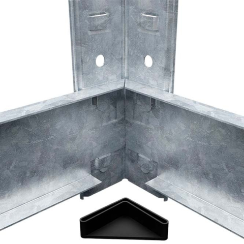 Raft metalic de depozitare Euro Raft Standard 1800x900x400 mm, 5 rafturi MDF, galvanizat [4]