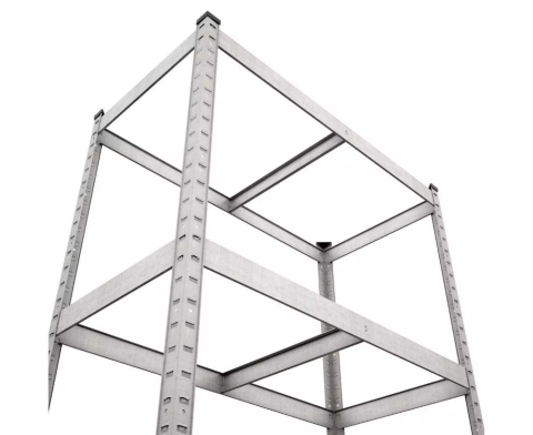 Raft metalic de depozitare Euro Raft Standard 1800x900x400 mm, 5 rafturi metal, galvanizat [7]