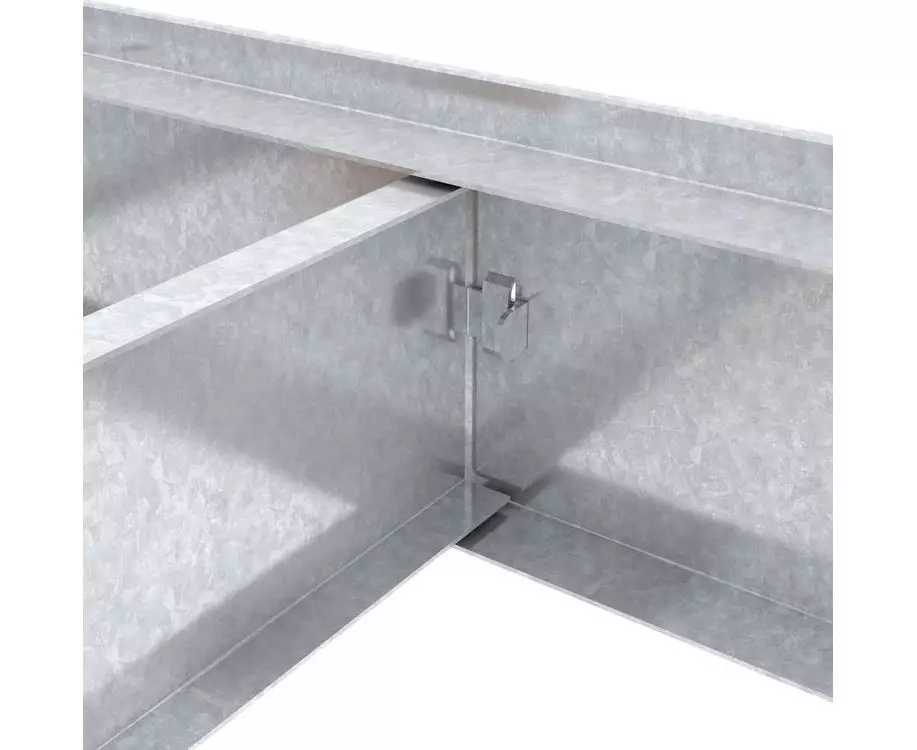 Raft metalic de depozitare Euro Raft Titan (1800x1200x600 mm, 4 rafturi PAL, Galvanizat) [7]