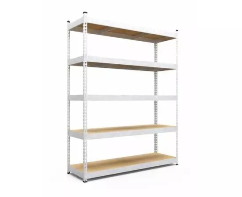Rafturi pentru depozitare - Raft metalic de depozitare Euro Raft Titan 2160x1200x800 mm, 5 rafturi MDF, galvanizat