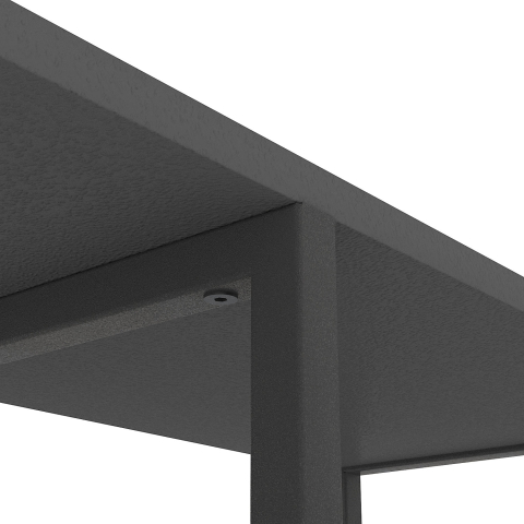 Raft metalic Nex Loft Cascade 1090×700×300 mm – Design modern complet Antracit pentru organizare eficientă [2]