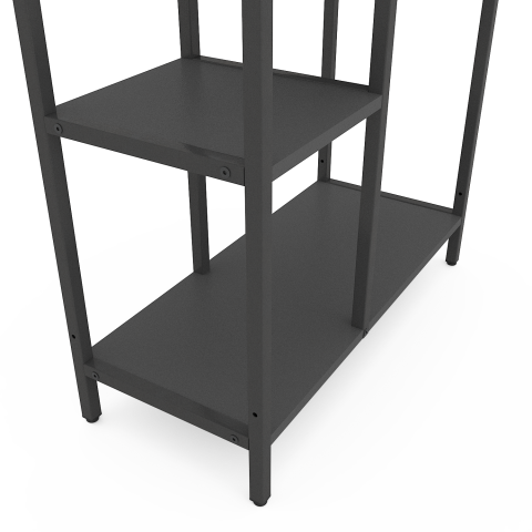 Raft metalic Nex Loft Cascade 1780×700×300 mm – Design modern complet Anthracite pentru organizare perfectă [2]