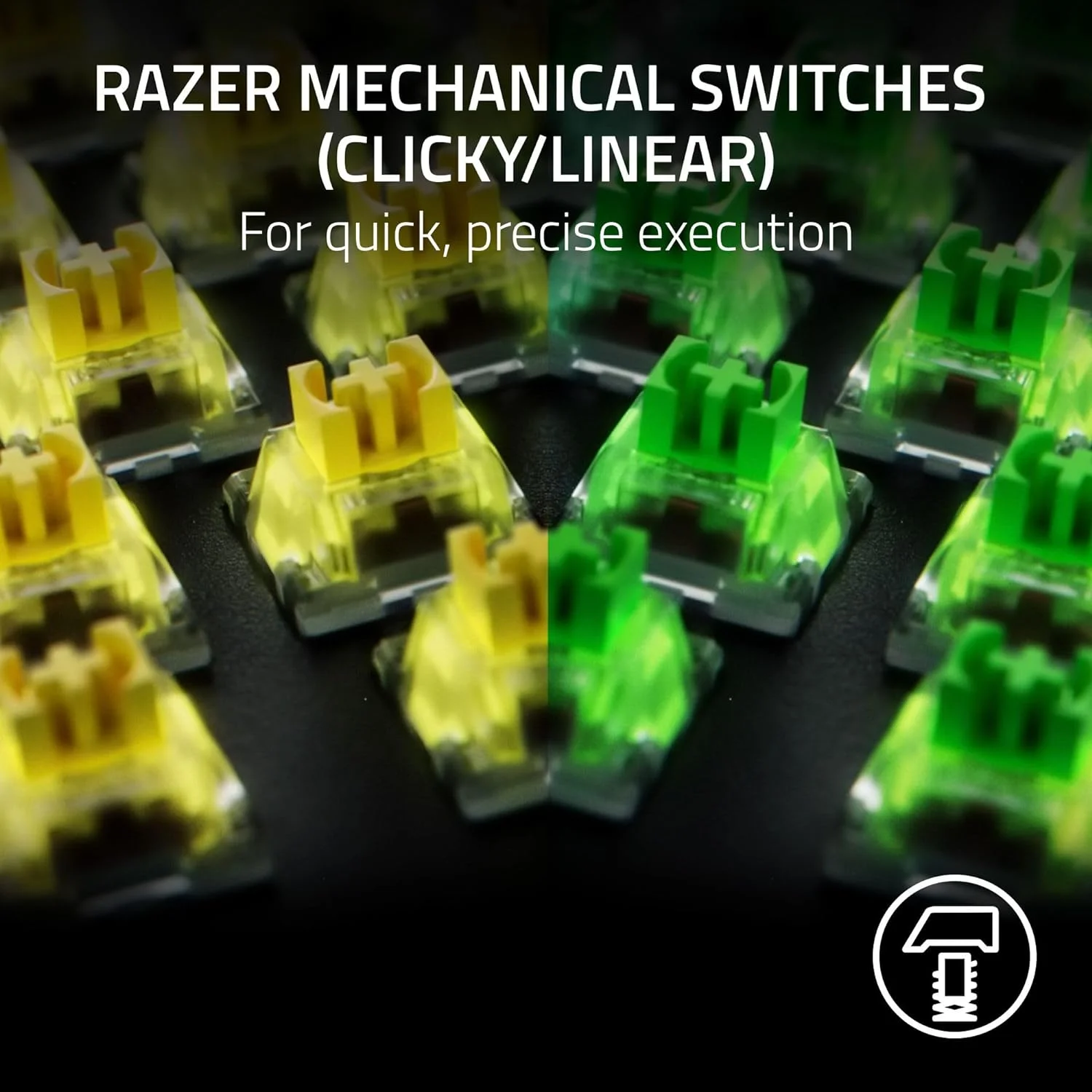 Razer Keyboard Mechanical BlackWidow V4 X (Green Switch) RU Layout [6]