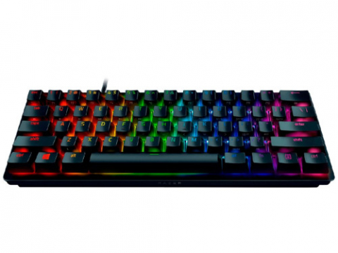 Razer Keyboard Optical Huntsman Mini 60% Clicky Purple Switch US Layout Mercury Edition [1]