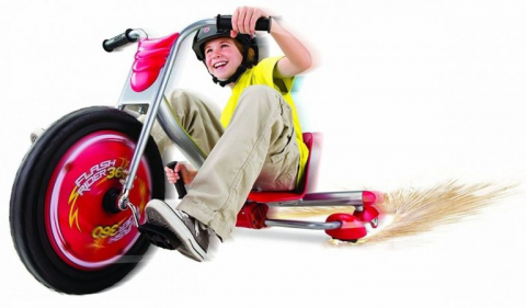 Razor Ride-On FlashRider 360, Red 23L Intl [1]