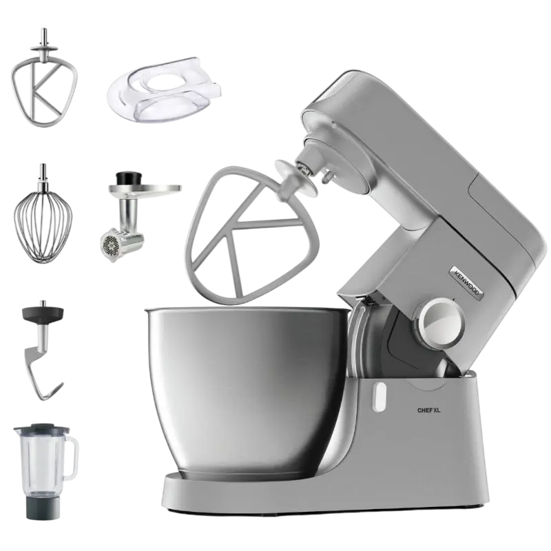 Кухонный робот Kenwood KVL4170S Chef Elite – 1200 Вт, чаша нерж. 6,7 л + планетарное смешивание профессионального уровня [0]