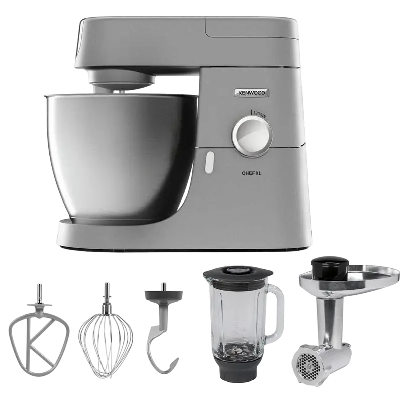 Кухонный робот Kenwood KVL4170S Chef Elite – 1200 Вт, чаша нерж. 6,7 л + планетарное смешивание профессионального уровня [4]