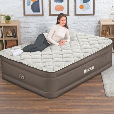 НАДУВНОЙ МАТРАС BESTWAY С ВСТРОЕННЫМ ЭЛЕКТРОНАСОСОМ – КОМФОРТ ДЛЯ ДВОИХ [1]