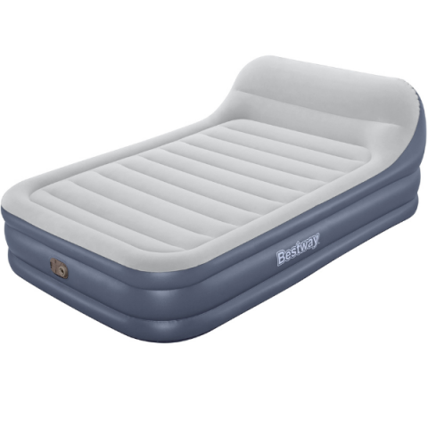 Saltele gonflabile - Надувной матрас Bestway Tritech Queen с изголовьем и встроенным насосом