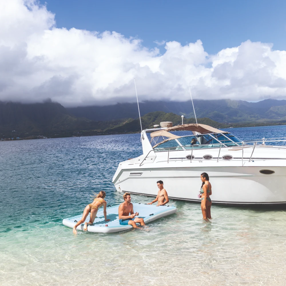 Saltea gonflabilă pentru apă Water Lounge, 310×183×18 cm, max. 400 kg – Intex (56289) [4]