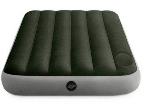 Saltea gonflabilă “Velur Downy” 99×191×25 cm cu pompă de picior integrată, până la 136 kg [3]