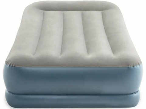Saltea gonflabilă Velur MID-Rise Air 99x191x30 cm cu tetieră și pompă încorporată 220V, până la 136 kg [1]
