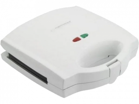 Aparate pentru sandvişuri - Sandwich Maker Esperanza PORTABELLA EKT006W White, 750W - 3 în 1: Sandwich Maker, Waffle Maker și Grill într-un singur aparat