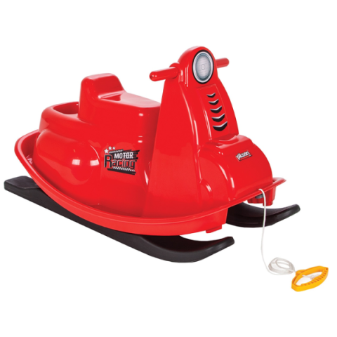 Детские санки - Санки «Snowmobile» Pilsan – Максимум веселья и безопасность на снегу для малышей!