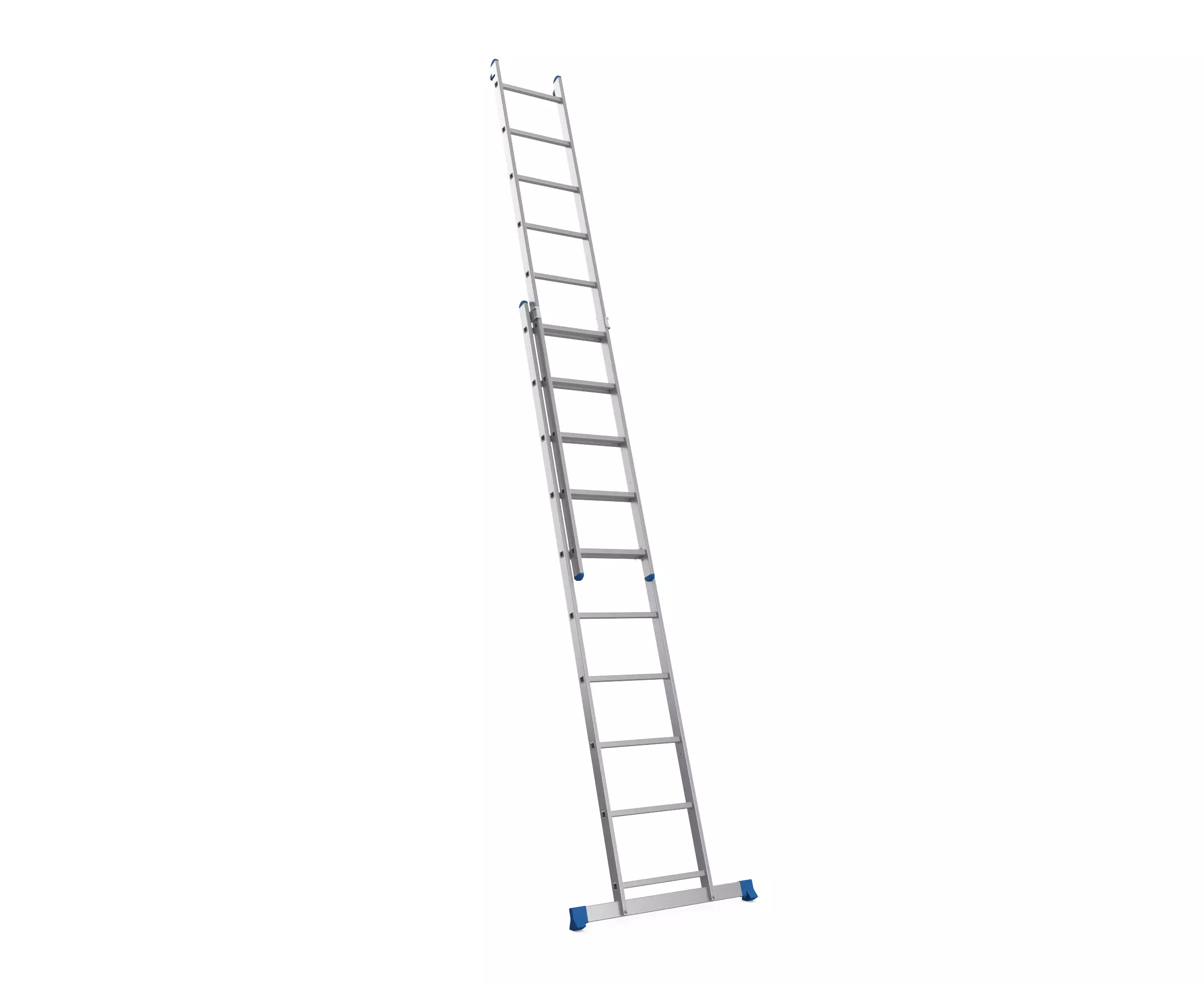 Scară aluminiu Nex Metkas dublă 2x10, înălțime 4.21m [1]