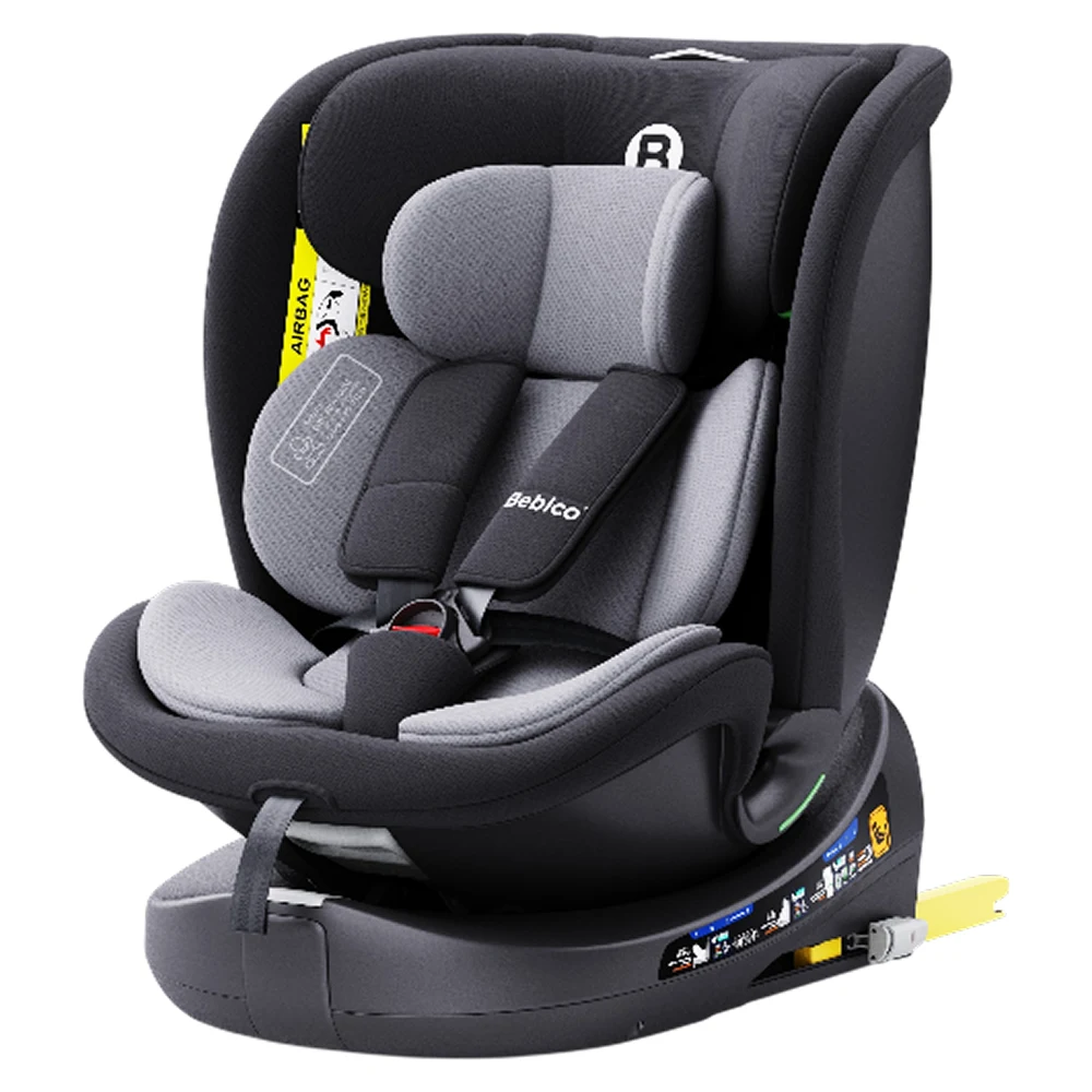 Scaune auto pentru copii - Scaun Auto Bebico i-SIZE ISOFIX C011 (40-150 cm) Sur / Negru