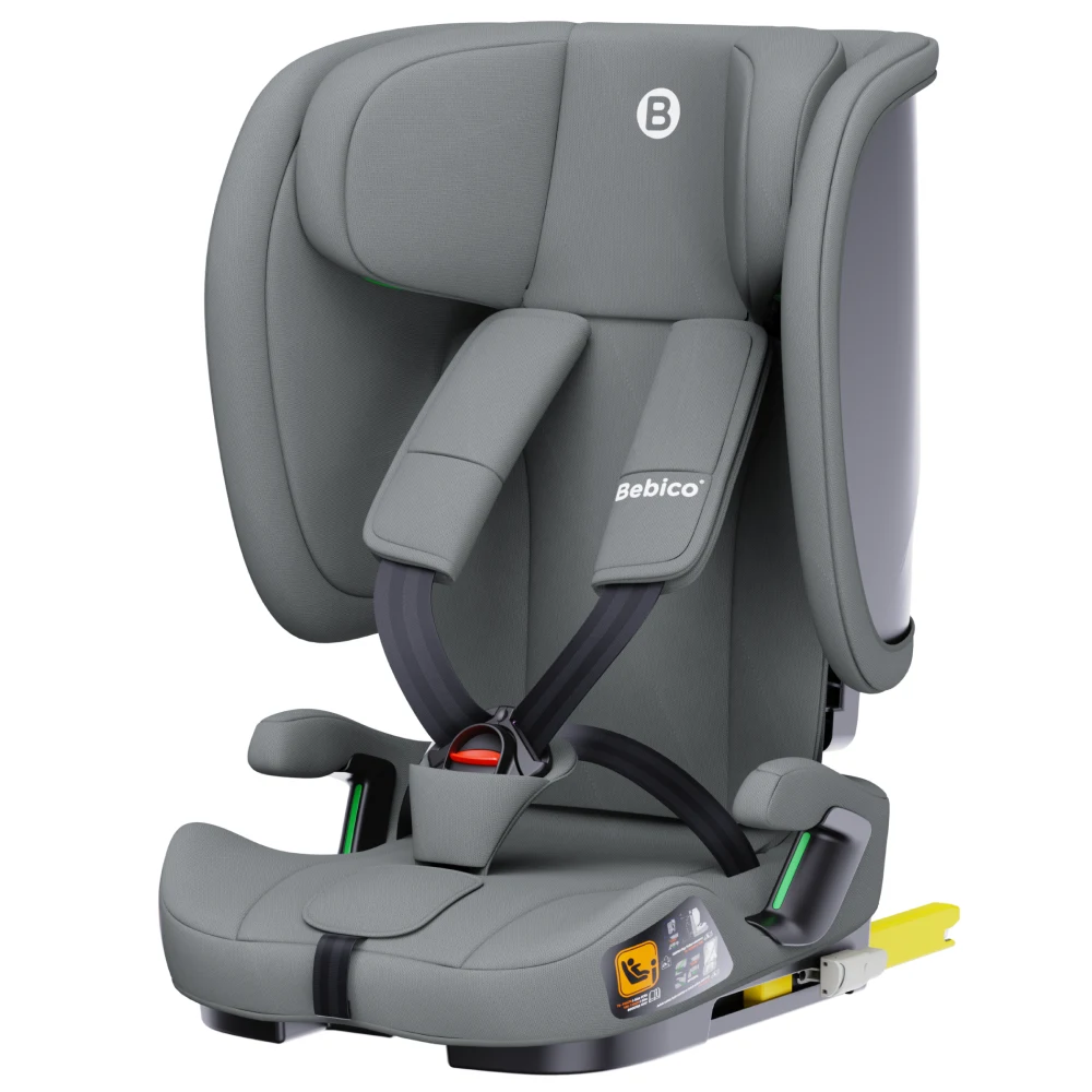 Scaune auto pentru copii - Scaun auto pentru copii Bebico 76–150 cm – Siguranță și stil modern (Art. P006F PRO sur închis)