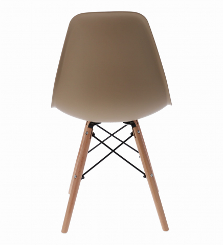 Scaun bucatarie, EVA, Jumi, polipropilena, lemn de fag, 81x46x52cm, Maro [5]