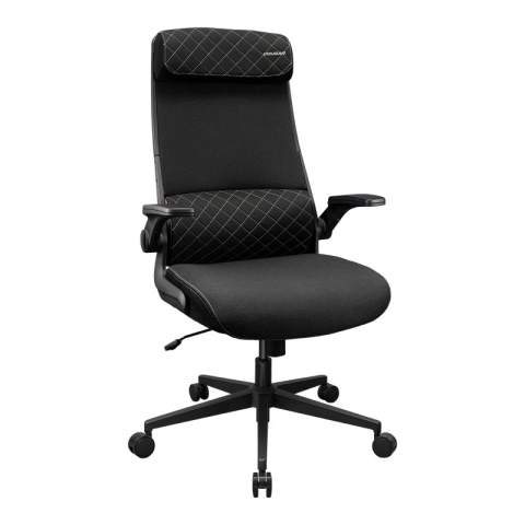 Scaun de birou Cougar Stryder, textil, Negru (gazlift clasa 4, până la 120 kg) [2]