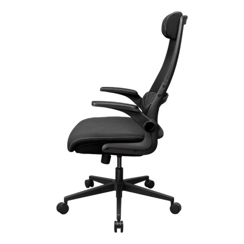 Scaun de birou Cougar Stryder, textil, Negru (gazlift clasa 4, până la 120 kg) [3]