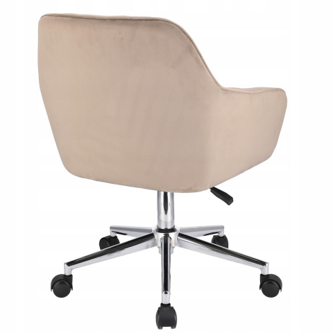 Scaun de birou cu roti Jumi, NAPOLI, 87x57x62cm, inaltime reglabila, Bej [1]